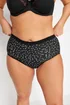 Yours 5 Pack Curve Black & White Butterfly Design High Waisted Full Briefs - 14-16 Image 2