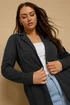 Yours Curve Black Longline Blazer - 26 Image 4