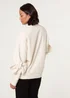 Blue Vanilla Ivory Bow Sleeve Sweatshirt - Small/Medium Image 4