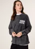 Blue Vanilla Grey Good Vibes Sweatshirt - One Size Image 1
