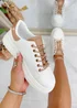 Love Lemonade Rose Gold Crystal Brilliance Trainers Limited Edition - Size 4 Image 3