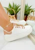 Love Lemonade Rose Gold Crystal Brilliance Trainers Limited Edition - Size 4 Image 5