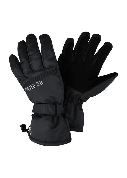 Dare2B Black Worthy Waterproof Gloves - Extra Large Image 1