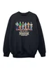 Ada & Ted Netflix Stranger Things Trick Or Treat Boys Black Graphic Sweatshirt (Age 7-13 Years) - 7-8 Yrs Image 1