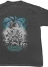 Stranger Things Poster Washed Charcoal Graphic T-Shirt - Small Image 2