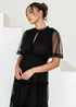 Anaya With Love Black Short Sleeve Frill Midaxi Dress - 22 Image 6