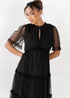 Anaya With Love Black Short Sleeve Frill Midaxi Dress - 22 Image 3