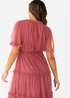 Anaya With Love Garnet Rose Short Sleeve Frill Midaxi Dress - 8 Image 4