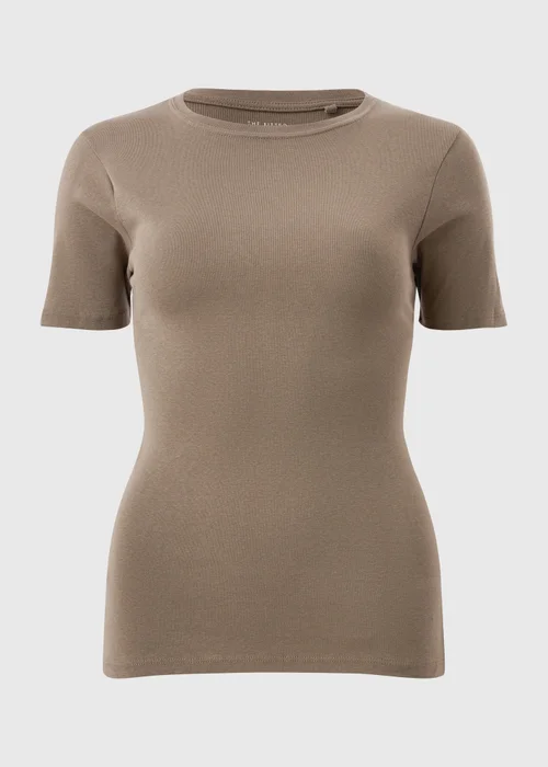 Brown Fossil Fitted T-Shirt - Size 12 Image 4