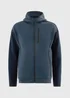 Souluxe Navy Zip Up Hoodie - Extra small Image 4