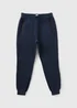 Souluxe Navy Panel Cuffed Jogging Bottoms - Extra small Image 4