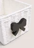 White Single Bow Drawer Image 2