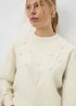 Cream Bobble Stitch Jumper - 3XL Image 1