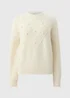 Cream Bobble Stitch Jumper - 3XL Image 4