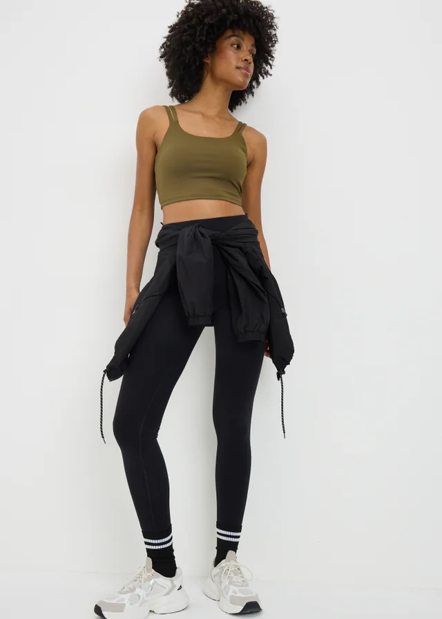 Khaki Double Strap Cami Top