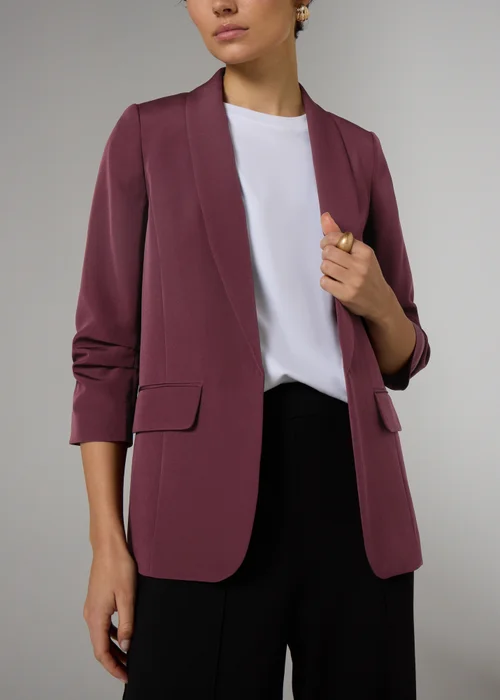 Et Vous Burgundy Blazer - 26 Image 2