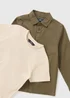 Boys Khaki Utility Overshirt & T-Shirt (7-15yrs) - Age 14 Years Image 2