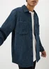 Blue Textured Dobby Shacket - 2XL Image 2