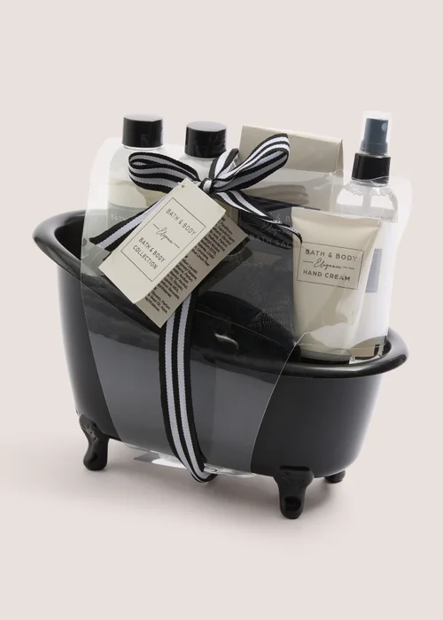 Black & White Bath Gift Set Image 1