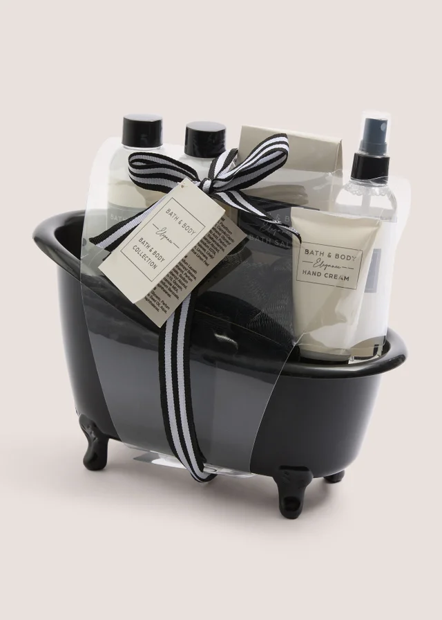 Black & White Bath Gift Set