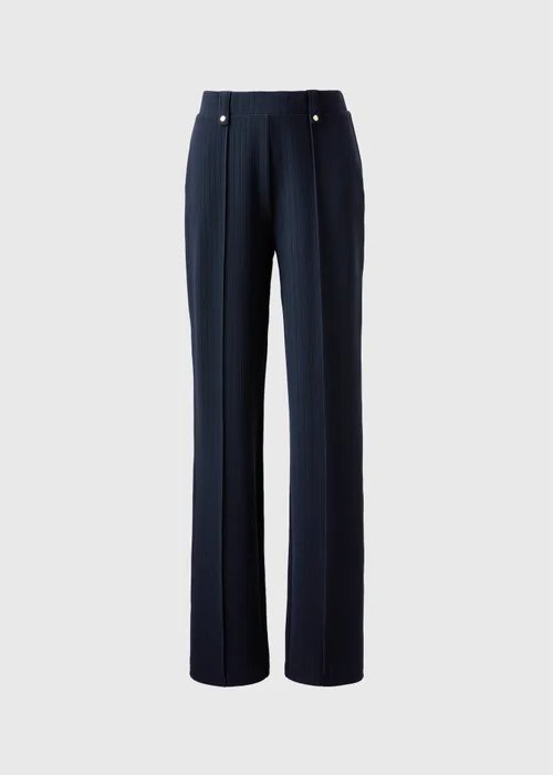 Et Vous Ribbed Straight Leg Trousers - Size 08 29 leg Image 4