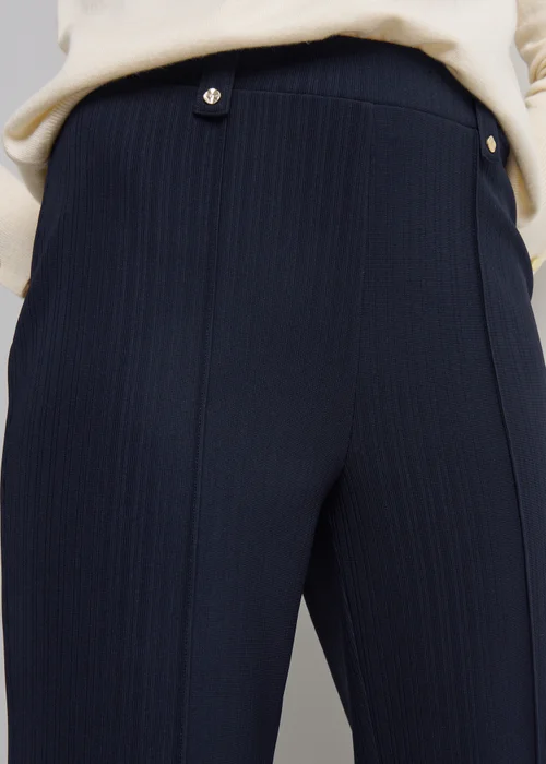 Et Vous Ribbed Straight Leg Trousers - Size 08 29 leg Image 2
