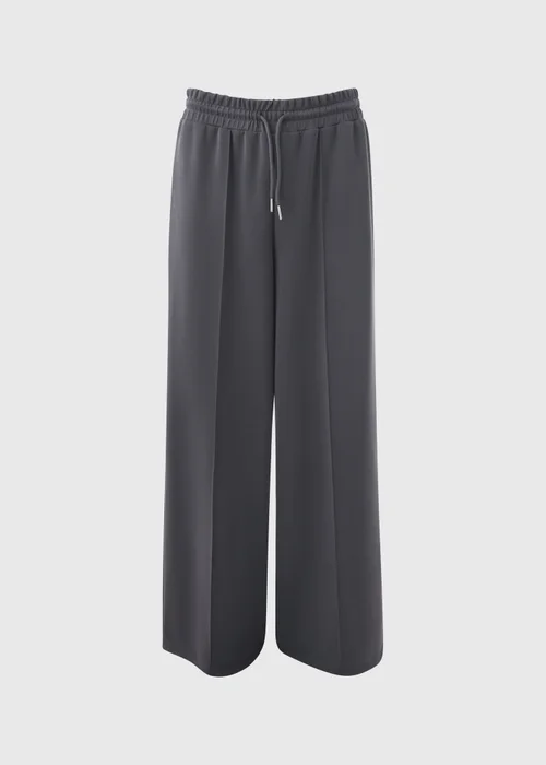 Souluxe Grey Wide Leg Jogging Bottoms - Small Image 4