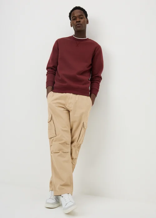 Stone Loose Fit Cargos - 34 Waist Regular Image 1