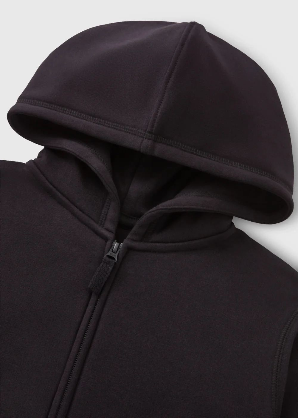 Boys Black Zip Up Hoodie (4-13yrs) - 4 Yrs Image 2