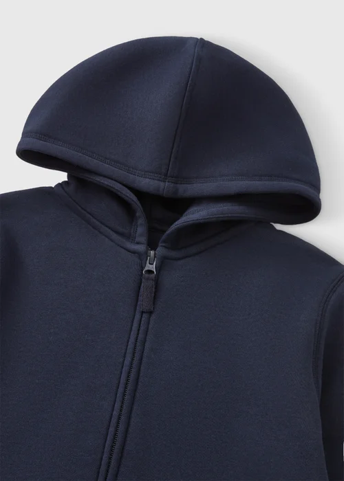 Boys Navy Zip Up Hoodie (4-13yrs) - Age 4 Years Image 2