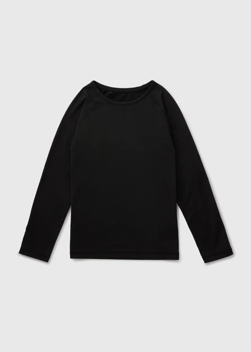 Boys Black Base Layer Top (4-13yrs) - Age 4 Years Image 1