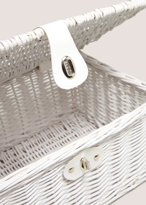 3 Piece White Trunk Baskets Image 2