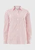 Pink Stripe Poplin Shirt - Size 8 Image 2