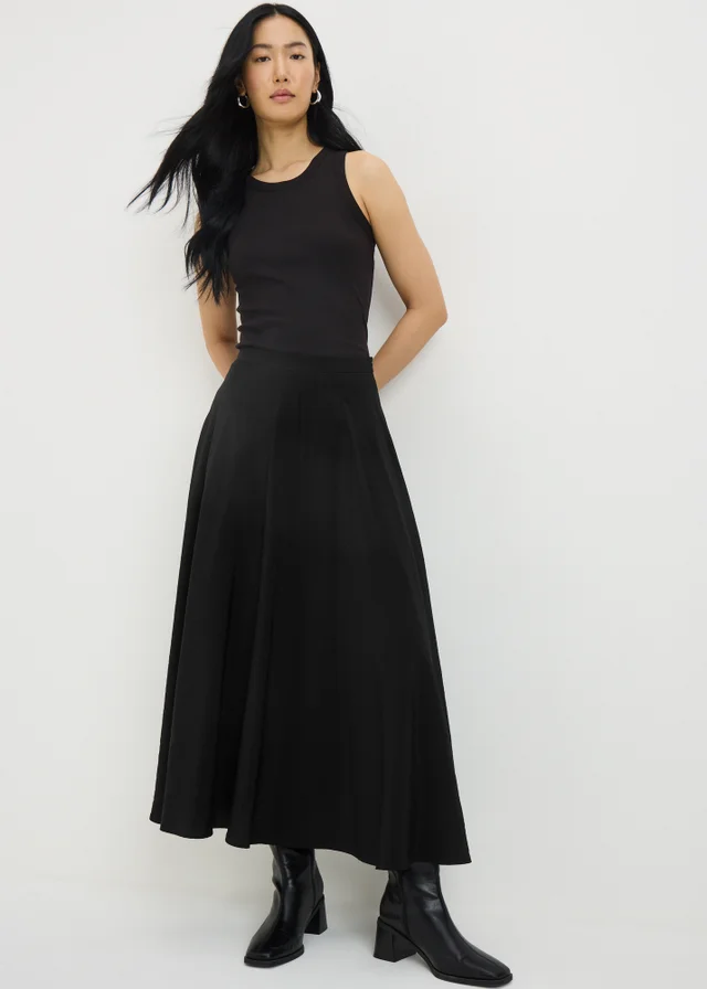 Black Midaxi Skirt