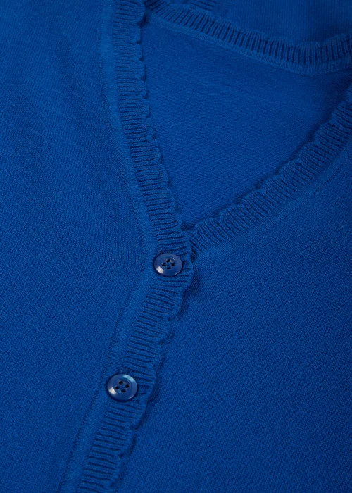 Girls 2 Pack Royal Blue School Cardigans (3-13yrs) - 3 Yrs Image 2