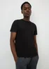 2 Pack Black T-Shirt Vest Tops - Small Image 2