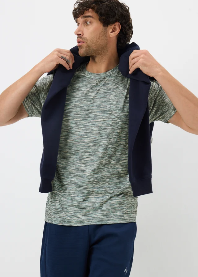 Souluxe Green Space Dye T-Shirt