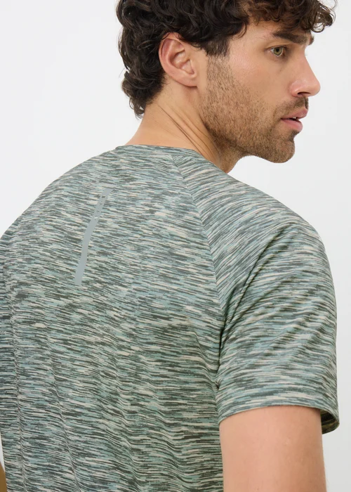 Souluxe Green Space Dye T-Shirt - Small Image 3