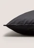 Black Plain Velvet Cushion Image 2