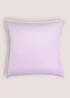 Lilac Plain Velvet Cushion Image 1