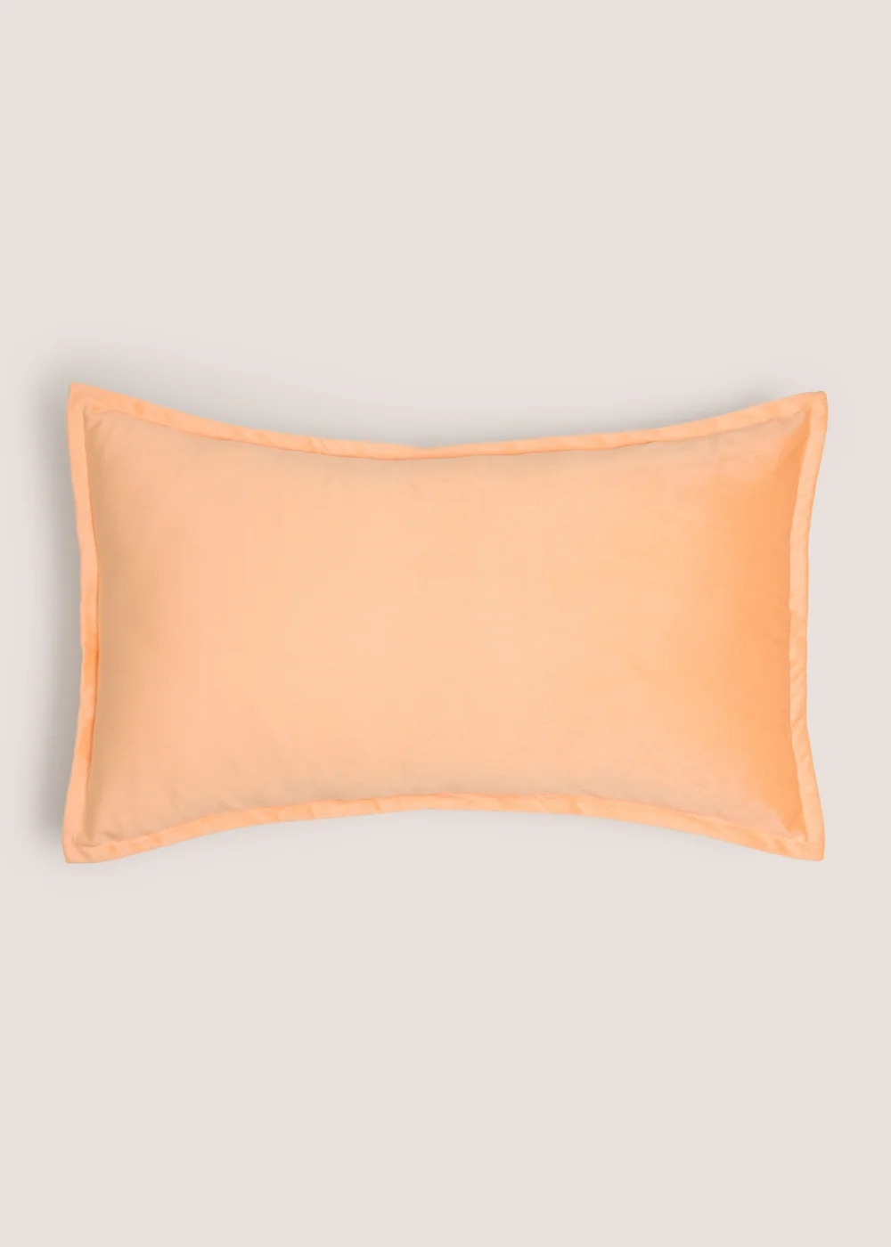 Peach Velvet Cushion Image 1