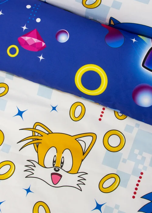 Sonic The Hedgehog Blue Liquid Rotary Duvet Cover - Single Image 4