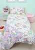 Peppa Bedtime Pink Panel Duvet Cover - Single Image 2