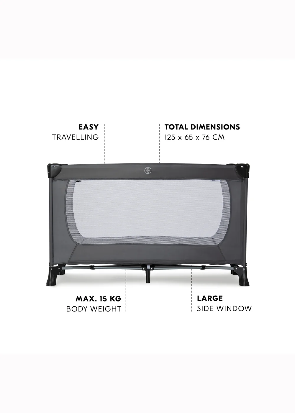 Hauck Grey Dream N Play Plus - One Size Image 2