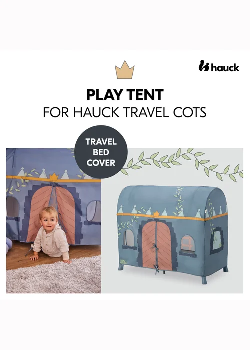 Hauck Blue Travel Bed Cover Palace - One Size Image 2