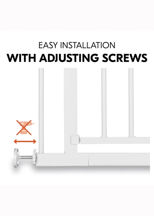 Hauck White Open N Stop 2 Bed Rails - One Size Image 6