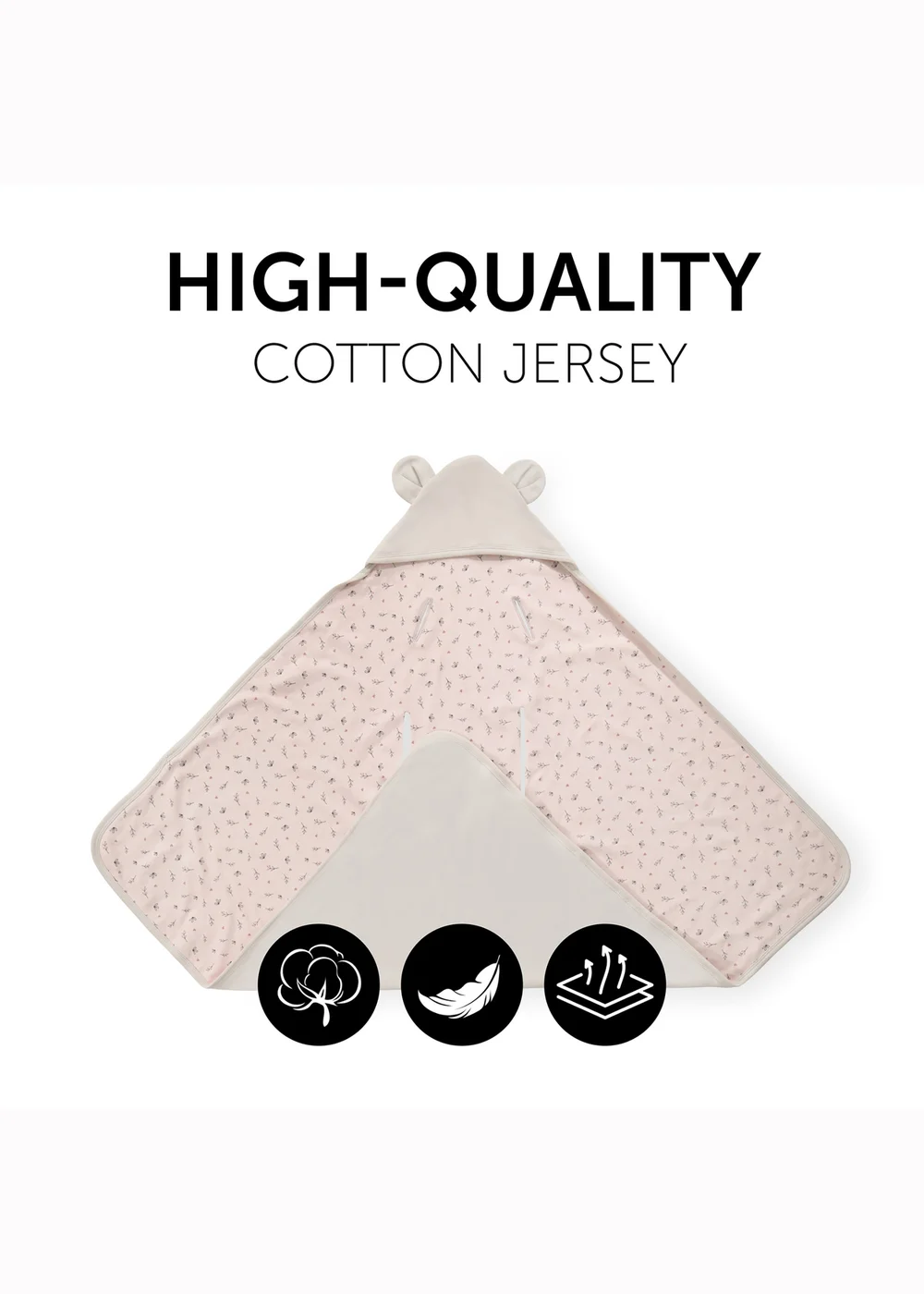 Hauck Beige Bloom Snuggle N Dream Blanket - One Size Image 4