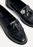Linzi Rosemary Navy Faux Leather Classic Slip On Loafer - Size 5 Image 4
