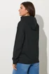 Long Tall Sally Black Drawstring Hoodie - Size 12 Image 3