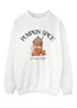 Spiral Galaxy Pumpkin Spice Social Club White Graphic Sweatshirt - 3XL Image 1